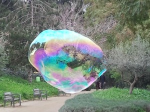 Zeepbel in Parc Guell