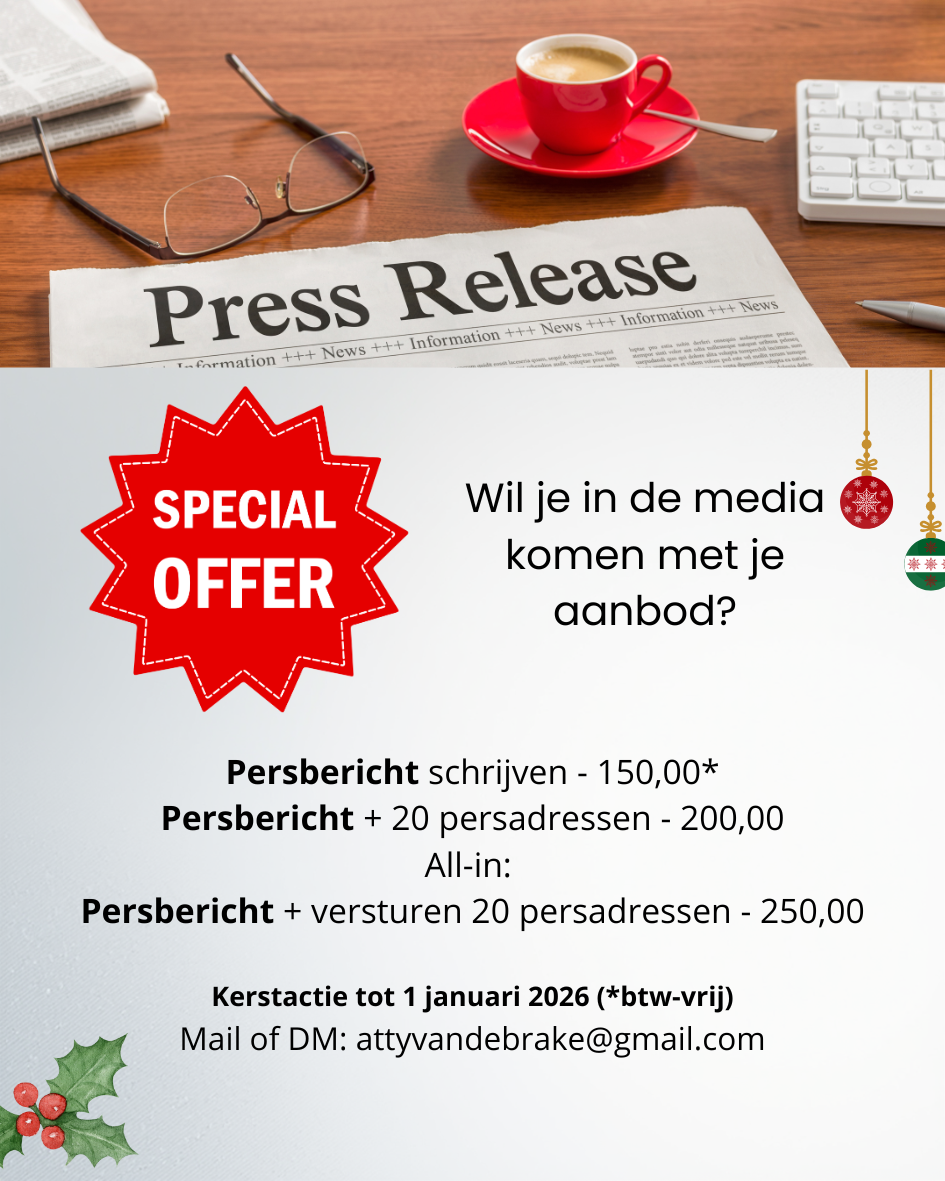 persbericht schrijven